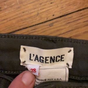 L'agence coated jeans